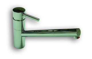 The 1810 Company PLUIE ANGLED SPOUT CHROME TAP - PLU/01/CH